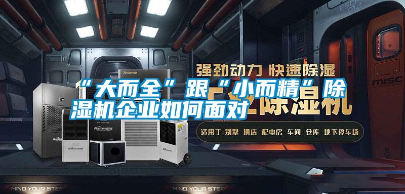 “大而全”跟“小而精”除濕機(jī)企業(yè)如何面對(duì)
