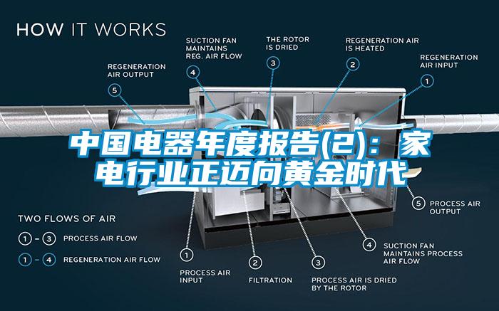 中國電器年度報(bào)告(2)：家電行業(yè)正邁向黃金時代
