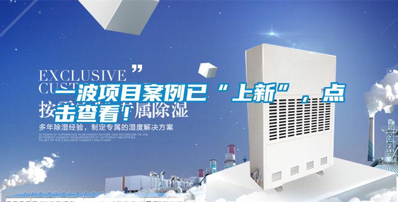 一波項(xiàng)目案例已“上新”，點(diǎn)擊查看！