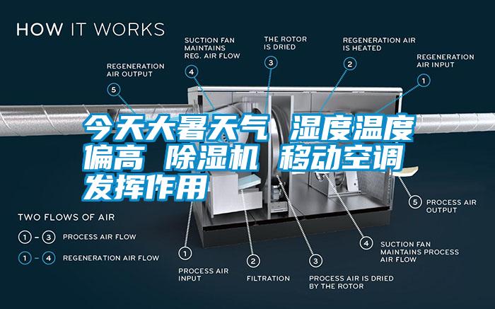 今天大暑天氣 濕度溫度偏高 除濕機(jī) 移動空調(diào)發(fā)揮作用