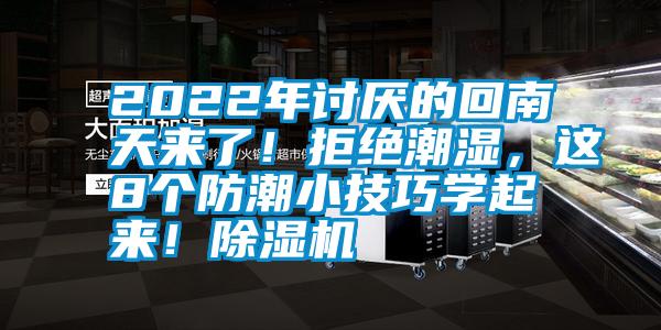 2022年討厭的回南天來了！拒絕潮濕，這8個防潮小技巧學起來！除濕機
