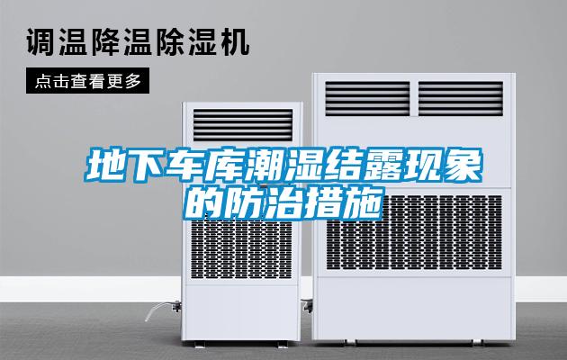地下車庫潮濕結(jié)露現(xiàn)象的防治措施