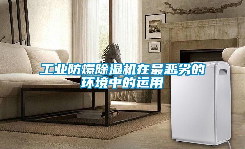 工業(yè)防爆除濕機在最惡劣的環(huán)境中的運用