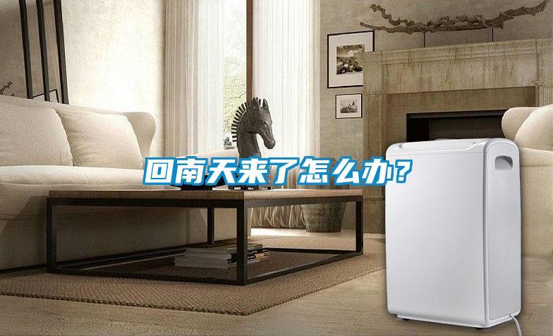 回南天來了怎么辦？