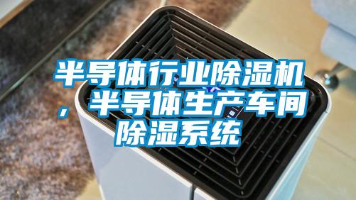 半導體行業(yè)除濕機，半導體生產車間除濕系統(tǒng)