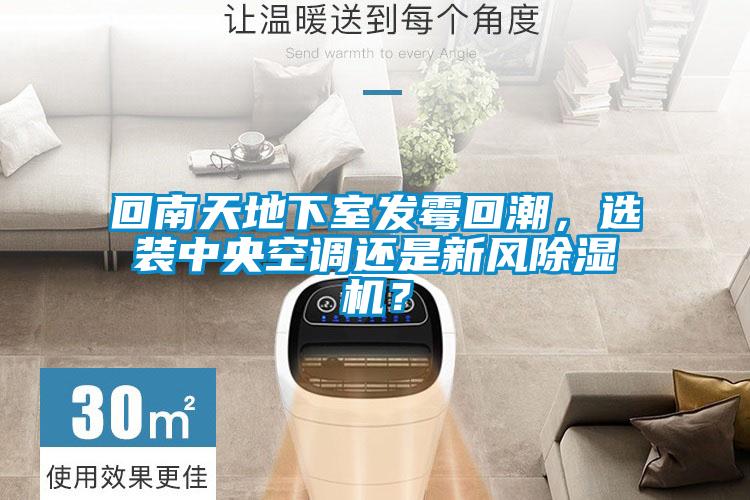 回南天地下室發(fā)霉回潮，選裝中央空調(diào)還是新風(fēng)除濕機(jī)？