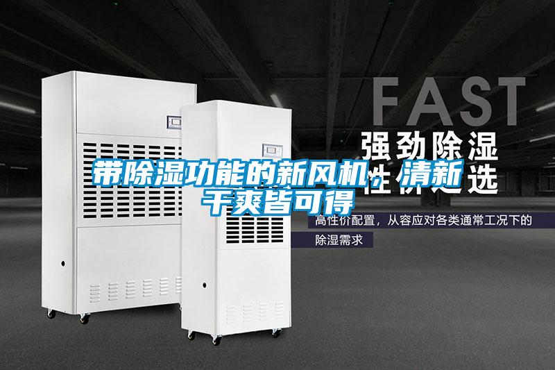 帶除濕功能的新風(fēng)機(jī)，清新干爽皆可得