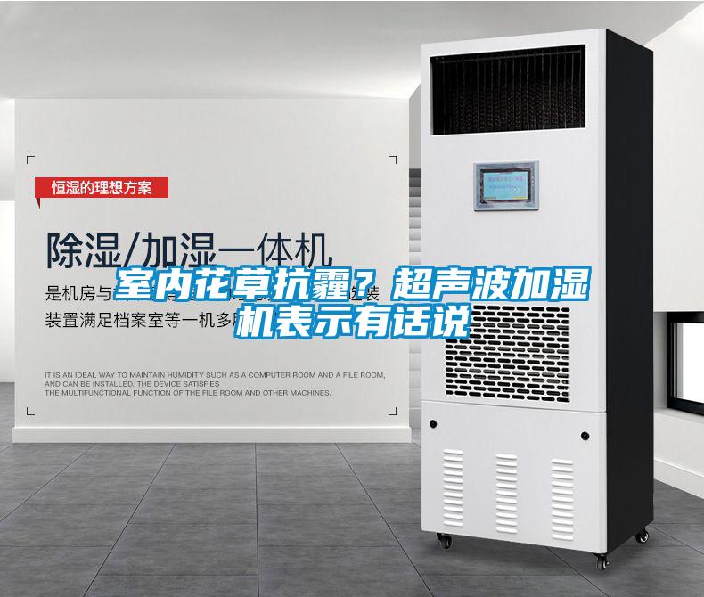 室內(nèi)花草抗霾？超聲波加濕機(jī)表示有話說