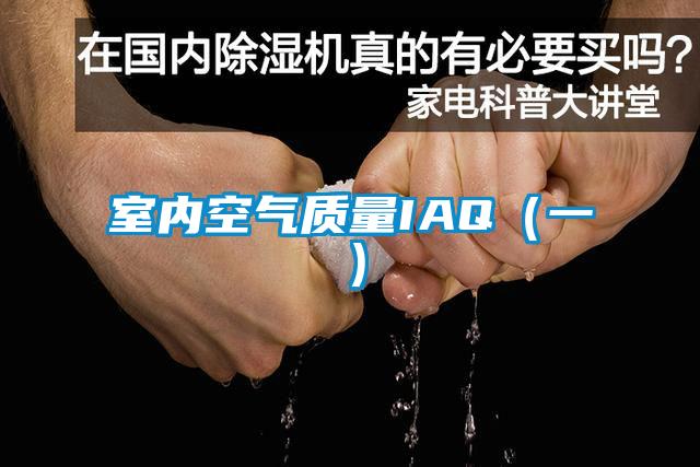 室內(nèi)空氣質量IAQ（一）