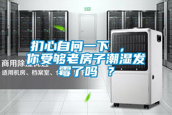 捫心自問一下 ， 你受夠老房子潮濕發(fā)霉了嗎 ？