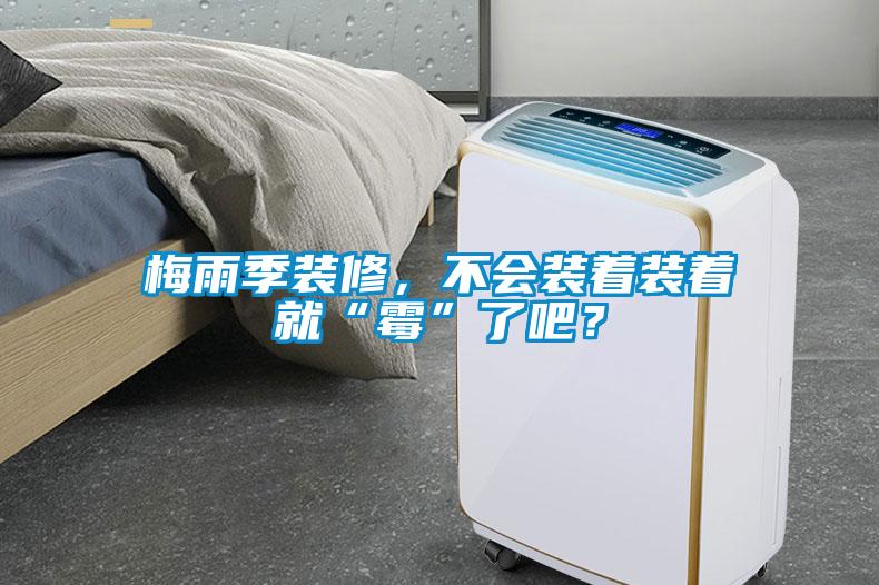 梅雨季裝修，不會(huì)裝著裝著就“霉”了吧？