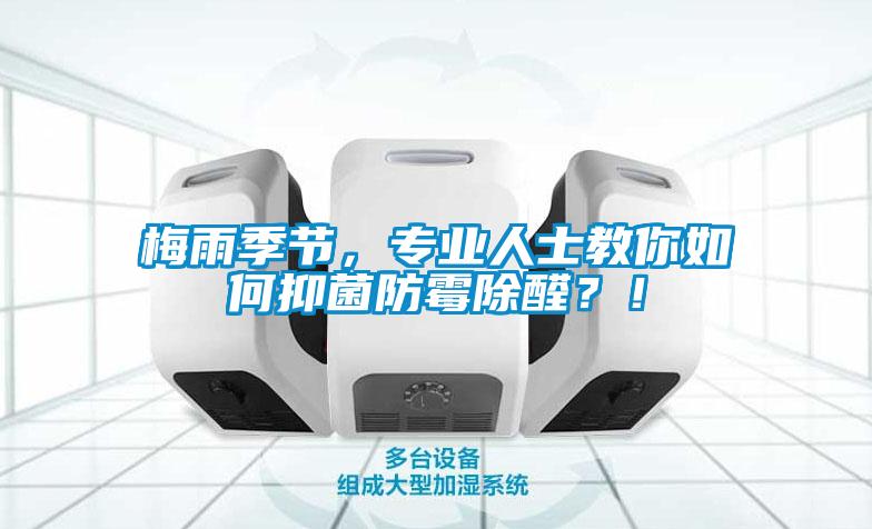 梅雨季節(jié)，專業(yè)人士教你如何抑菌防霉除醛？！