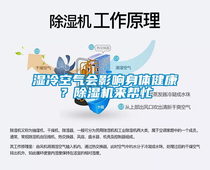 濕冷空氣會影響身體健康？除濕機來幫忙