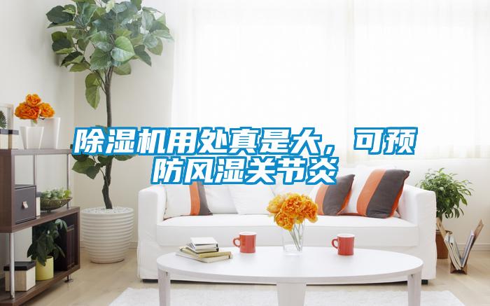 除濕機用處真是大，可預(yù)防風(fēng)濕關(guān)節(jié)炎