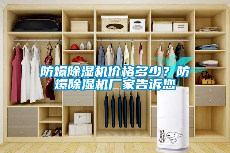 防爆除濕機價格多少？防爆除濕機廠家告訴您
