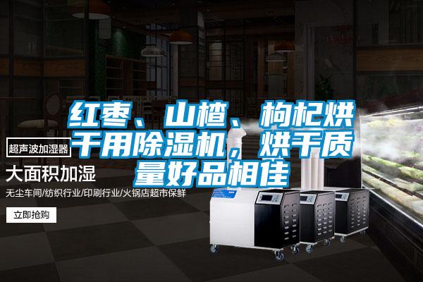 紅棗、山楂、枸杞烘干用除濕機(jī)，烘干質(zhì)量好品相佳