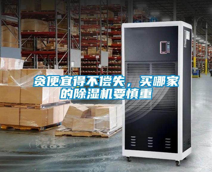 貪便宜得不償失，買哪家的除濕機要慎重