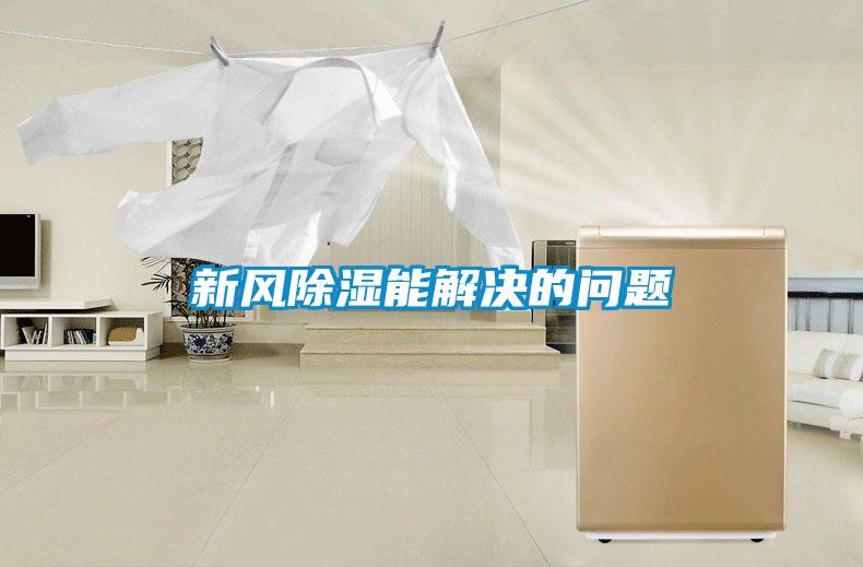 新風(fēng)除濕能解決的問題