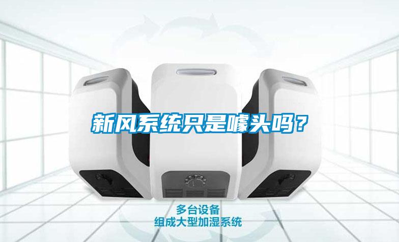 新風(fēng)系統(tǒng)只是噱頭嗎？