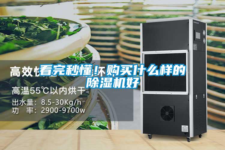 看完秒懂！購買什么樣的除濕機(jī)好