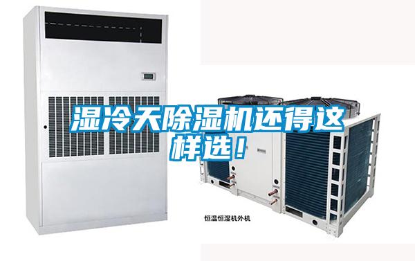 濕冷天除濕機還得這樣選！