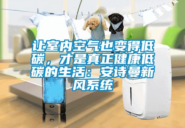 讓室內(nèi)空氣也變得低碳，才是真正健康低碳的生活：安詩曼新風(fēng)系統(tǒng)