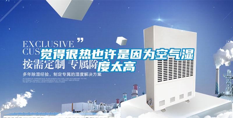 覺(jué)得很熱也許是因?yàn)榭諝鉂穸忍?/></p>
<p style=