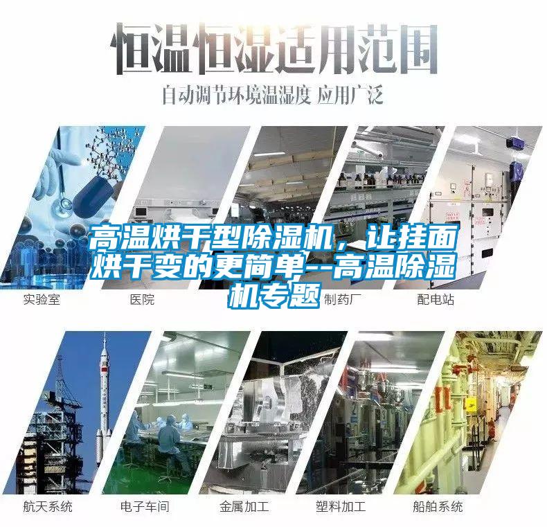 高溫烘干型除濕機(jī)，讓掛面烘干變的更簡單--高溫除濕機(jī)專題