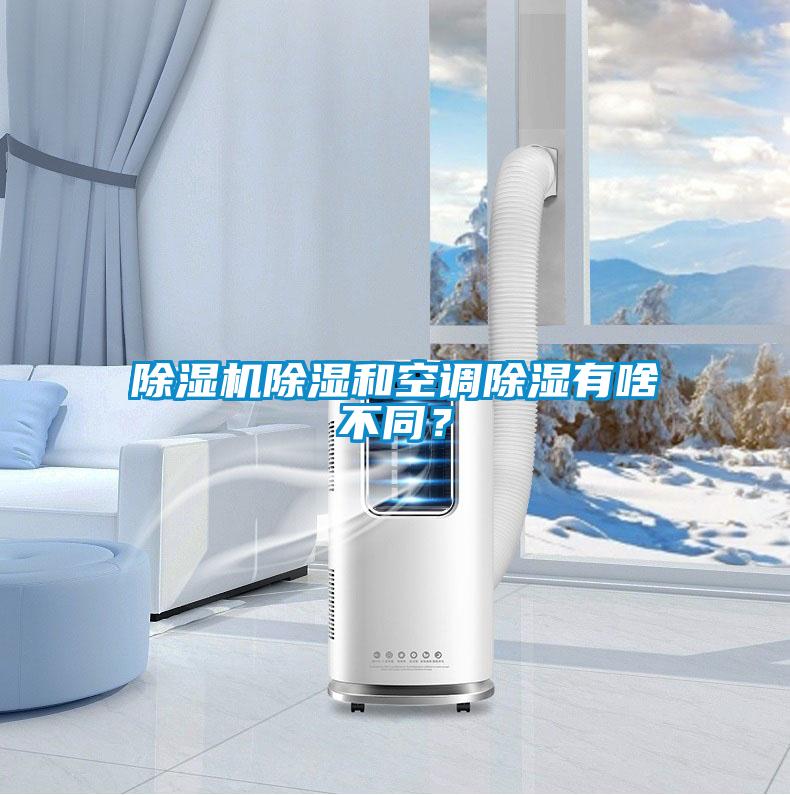 除濕機除濕和空調(diào)除濕有啥不同？