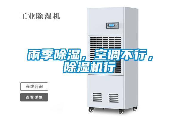 雨季除濕，空調(diào)不行，除濕機(jī)行