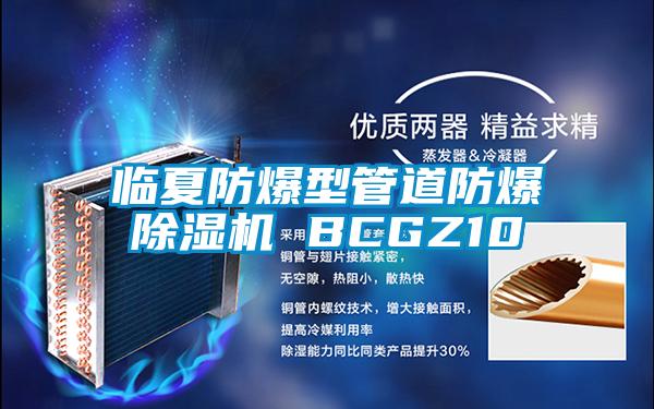 臨夏防爆型管道防爆除濕機 BCGZ10