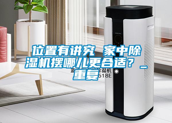 位置有講究 家中除濕機(jī)擺哪兒更合適？_重復(fù)