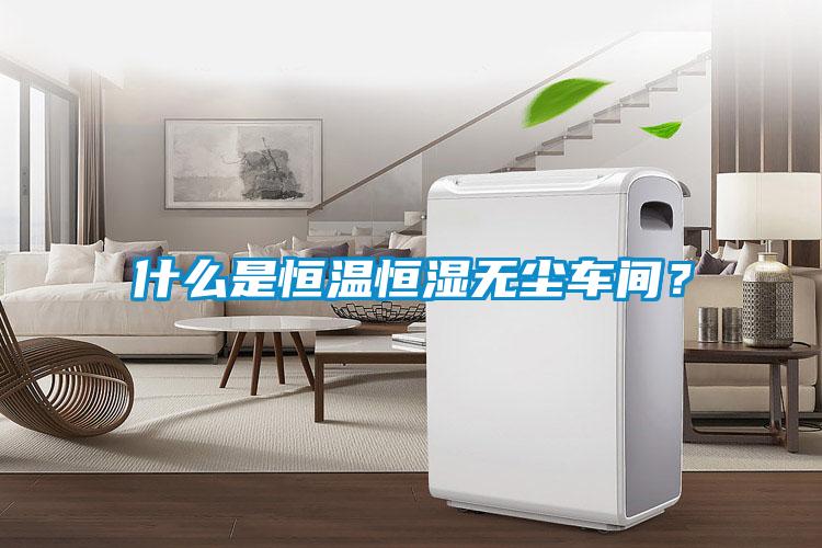 什么是恒溫恒濕無塵車間？
