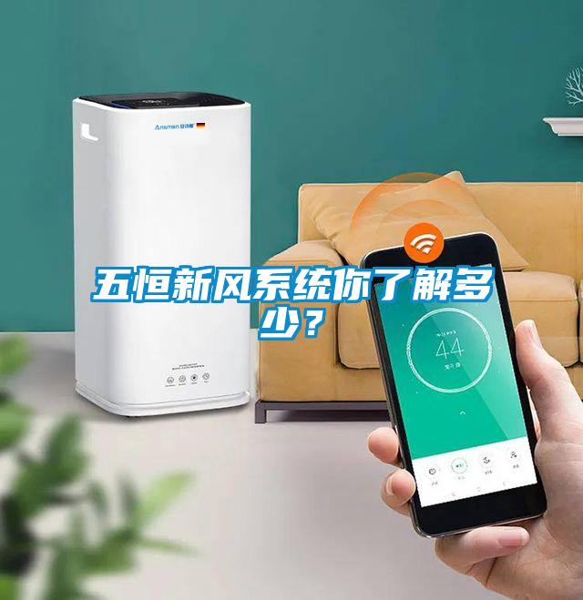 五恒新風(fēng)系統(tǒng)你了解多少？