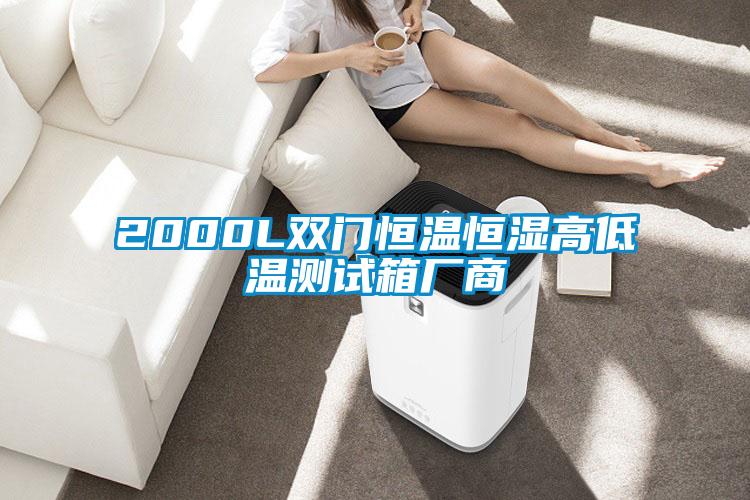 2000L雙門恒溫恒濕高低溫測(cè)試箱廠商