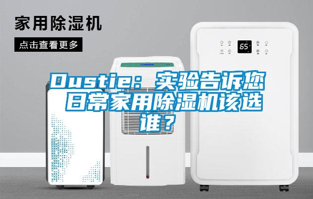 Dustie：實驗告訴您 日常家用除濕機該選誰？