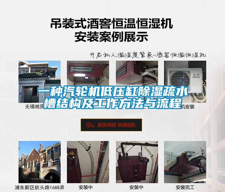 一種汽輪機低壓缸除濕疏水槽結(jié)構(gòu)及工作方法與流程