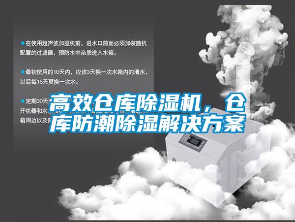 高效倉庫除濕機，倉庫防潮除濕解決方案