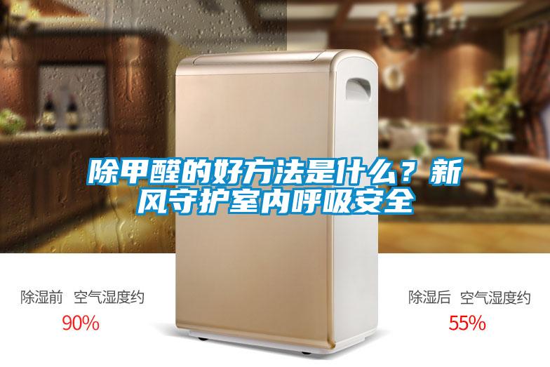 除甲醛的好方法是什么？新風(fēng)守護(hù)室內(nèi)呼吸安全