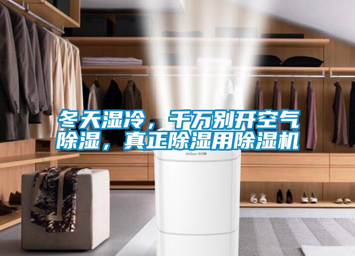 冬天濕冷，千萬別開空氣除濕，真正除濕用除濕機
