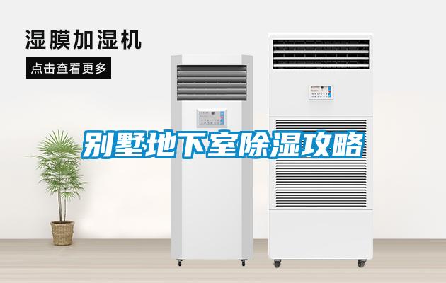 別墅地下室除濕攻略