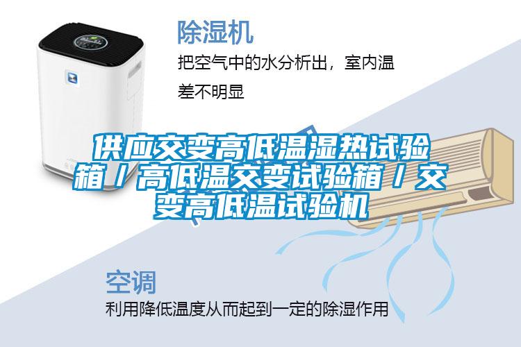 供應(yīng)交變高低溫濕熱試驗(yàn)箱／高低溫交變試驗(yàn)箱／交變高低溫試驗(yàn)機(jī)