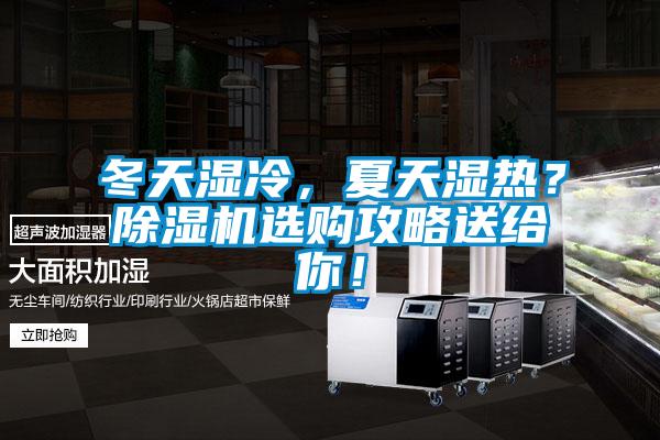 冬天濕冷，夏天濕熱？除濕機選購攻略送給你！