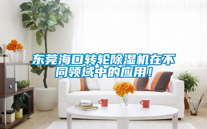 東莞?？谵D(zhuǎn)輪除濕機在不同領(lǐng)域中的應(yīng)用！