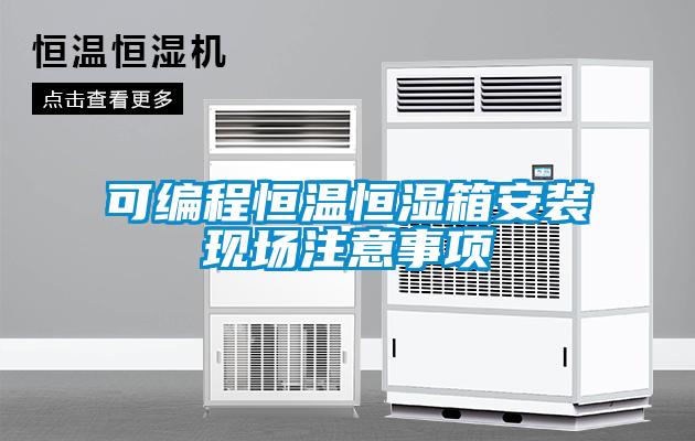 可編程恒溫恒濕箱安裝現(xiàn)場(chǎng)注意事項(xiàng)