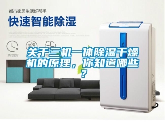 行業(yè)新聞關于三機一體除濕干燥機的原理，你知道哪些？