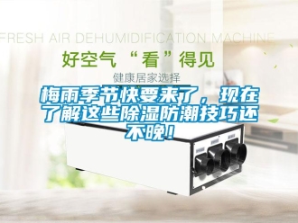 行業(yè)新聞梅雨季節(jié)快要來了，現(xiàn)在了解這些除濕防潮技巧還不晚！