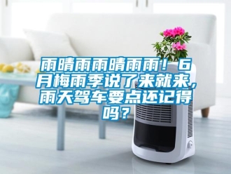常見問題雨晴雨雨晴雨雨！6月梅雨季說了來(lái)就來(lái)，雨天駕車要點(diǎn)還記得嗎？