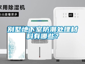 企業(yè)新聞別墅地下室防潮處理材料有哪些？
