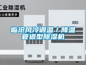 行業(yè)新聞臨滄風(fēng)冷調(diào)溫／降溫管道型除濕機(jī)